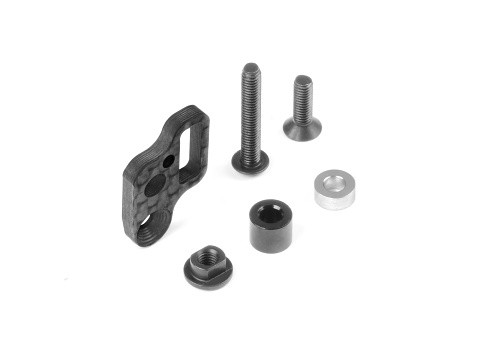 XRAY 343078 - RX8E 2023 - Carbon Riemenspanner Platte