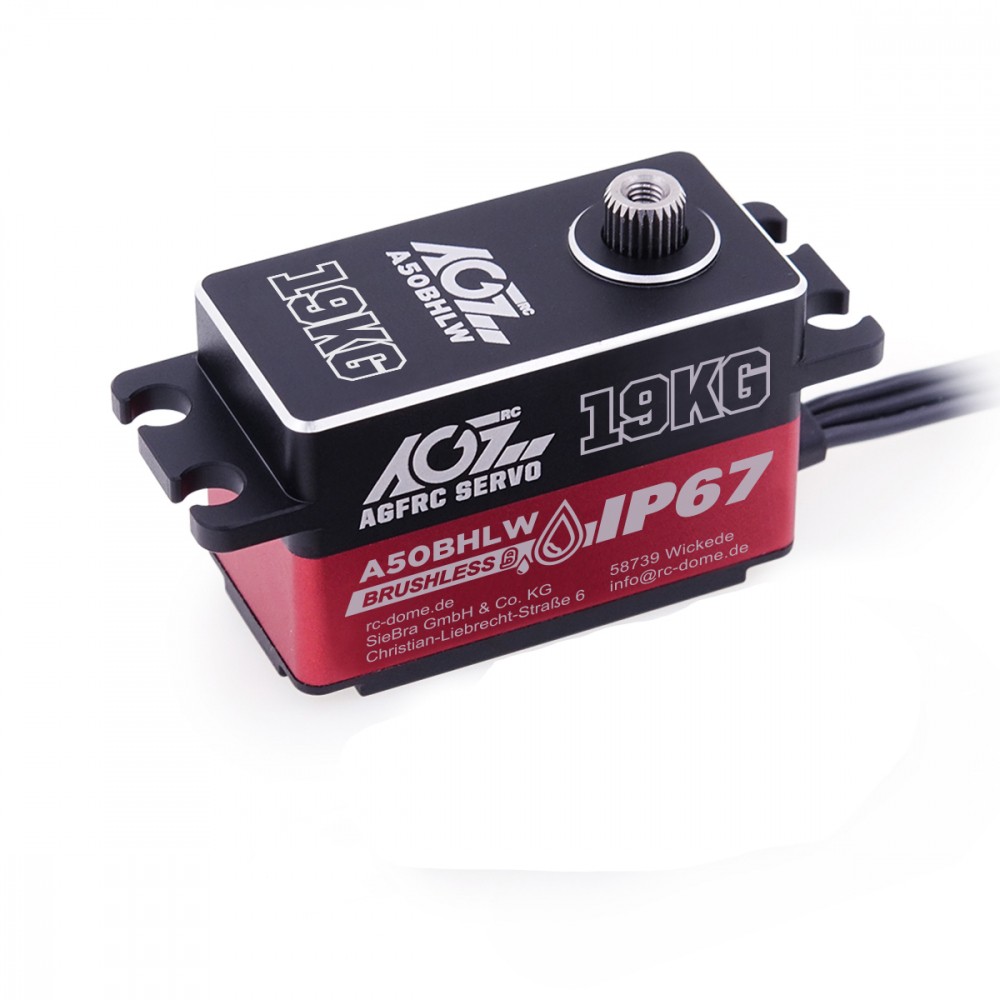 AGF-RC - A50BHLW - Low-Profile Digitalservo - 0.073sec - 19kg