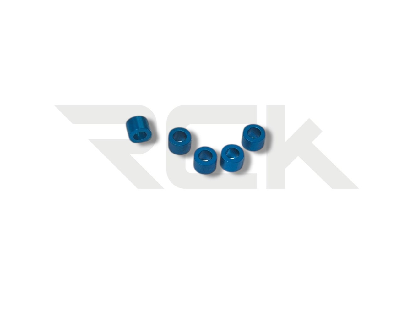 Tamiya 9804868 - Alu Spacer - 3x5.5x4mm - BLUE (5 pcs)