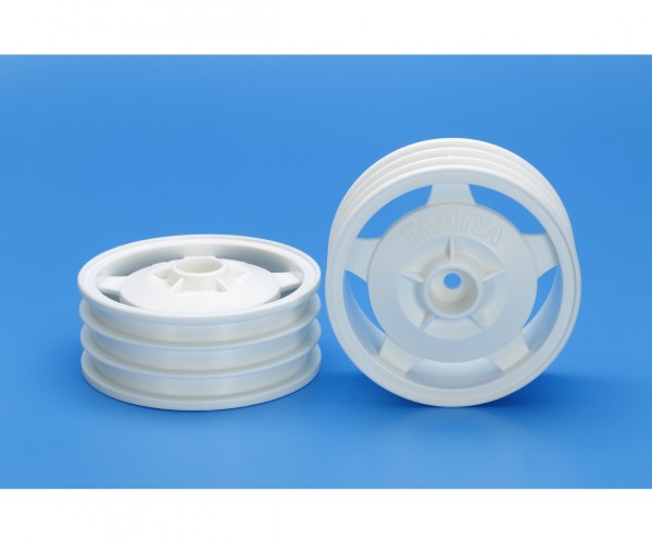 Tamiya 22044 - DT-04 - Front Rims - SPOKE - Size 60/19 - WHITE(2 pcs)