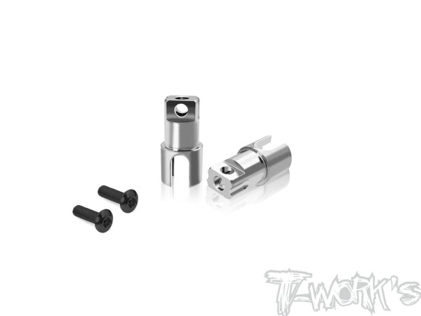 T-Work's TP-179-X4-24 - Titanium Diff Joints for XRAY X4 2024 (2 pcs)