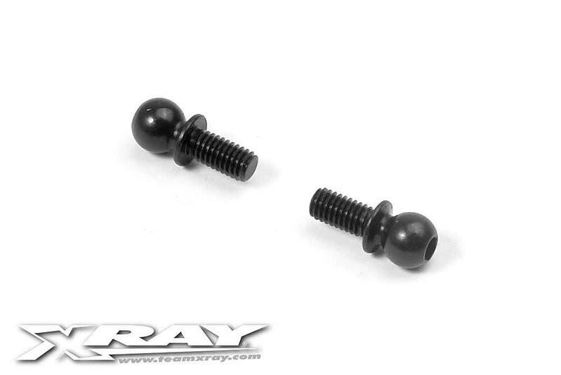 XRAY 362650 - X4 / XB4 BALL END 4.9MM WITH THREAD 6MM (2)