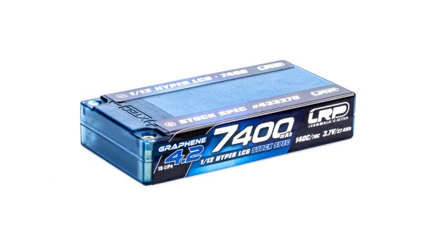 LRP 433270 - Graphene 4.2 - 7400mAh Hardcase LiPo - 120C / 60C - 3.7V - 159g - 18.5mm - 1S - Stock