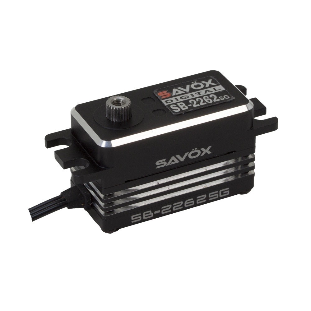 SAVÖX SB-2262SG - High Voltage Brushless Digital Servo - Low Profile - Black Edition