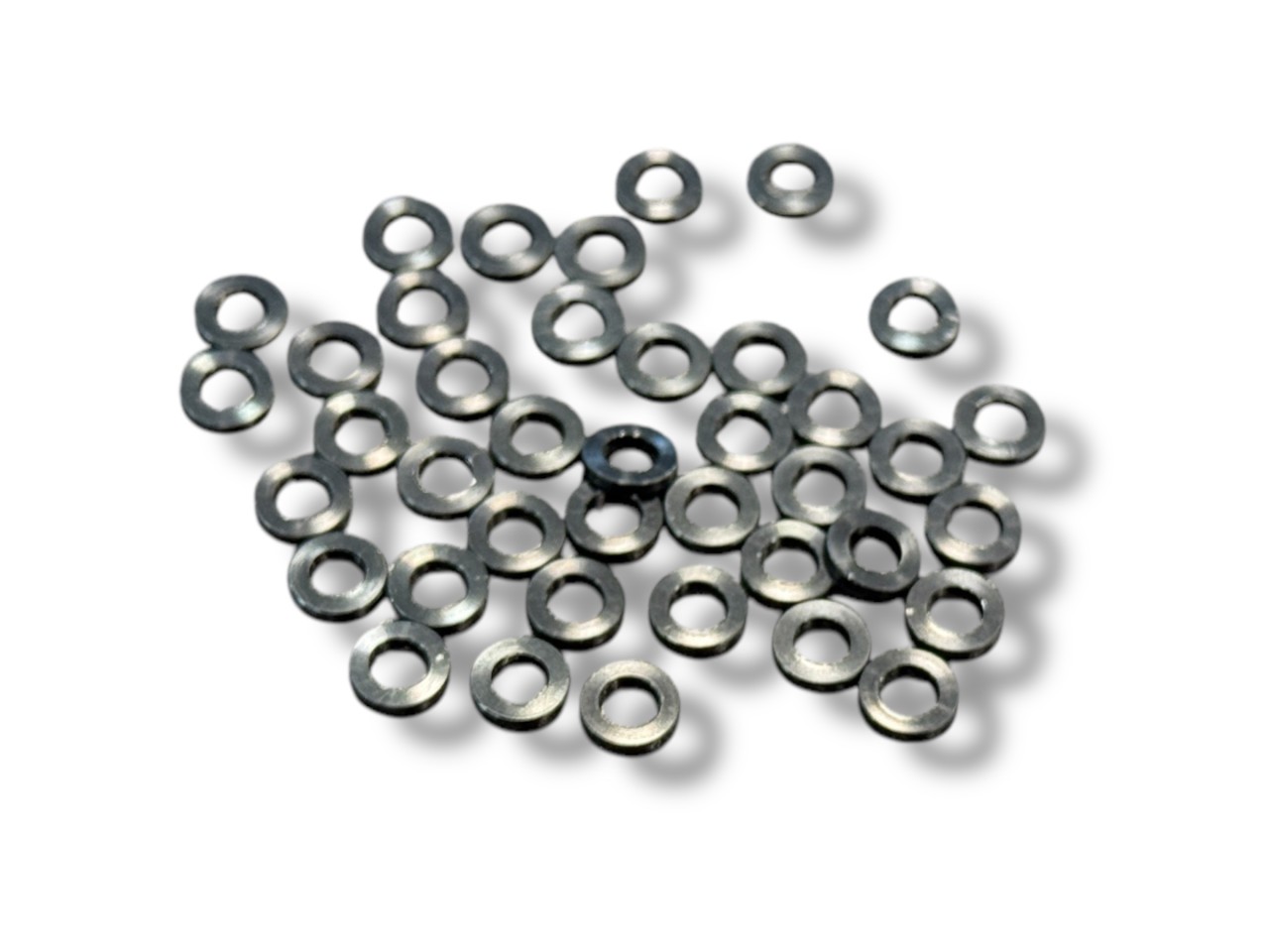 Tamiya TRF - Alu Shims - 3x5.5x1.0mm - SCHWARZ (40 Stück)