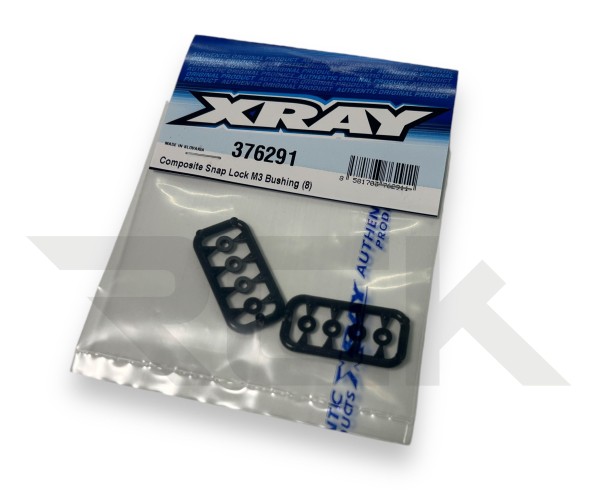 XRAY 376291 - X12 2025 - Composite M3 Snap Lock Bushing (8 pcs)