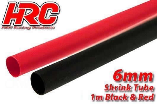 HRC 5112G - Shrink Tube - 8mm Diameter - red + black (1m each)