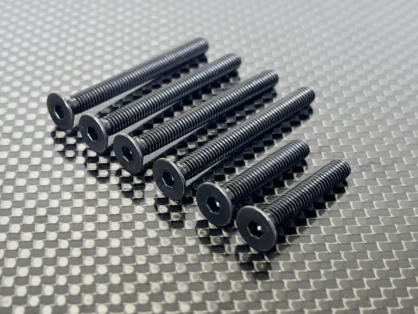 Kawada FOC11 - M4 Hex Screw Set - for Tamiya Group C Chassis