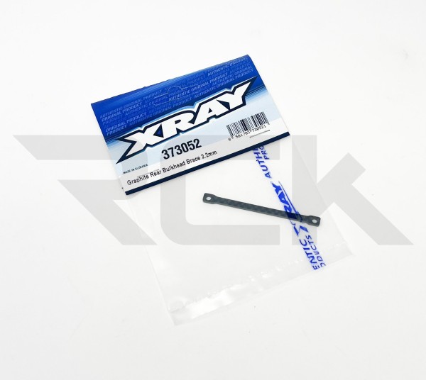 XRAY 373052 - X12 2023 - Graphite Rear Bulkhead Brace 2.2mm