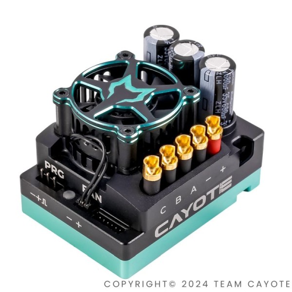 Cayote CAA10801 - CREST 8 - 220A - 2-4S - 1:8 Offroad Brushless ESC