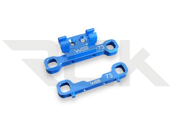 Willspeed W3091 - 73mm Arm Wide Pivot C and D Block Set - for Asso B7 - BLUE