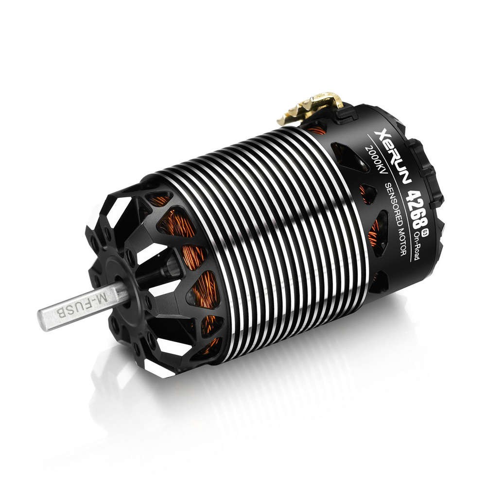 Hobbywing 30401908 - 4268SD G3 - Sensored Brushless Motor für 1:8 Onroad - 2000kV