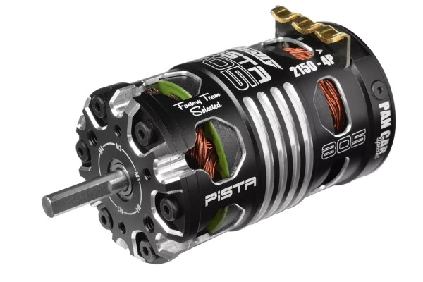 Corally 61315 - Pista 805 - 1/8 Pan Car Competition Brushless On-Road Motor - 4 Poles - 2150KV