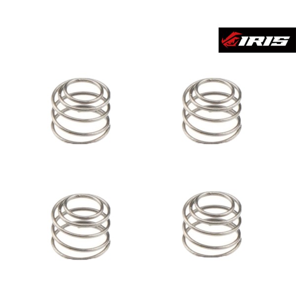 Iris 75019 - Iris ONE - Springs - 3mm - Silver - Soft - for Internal Shock Spring and Piston Set (4 pcs)