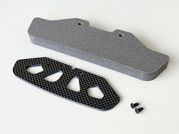 Kawada FOC17 - Carbon + Foam Front Bumper Set - for Tamiya Group C Chassis