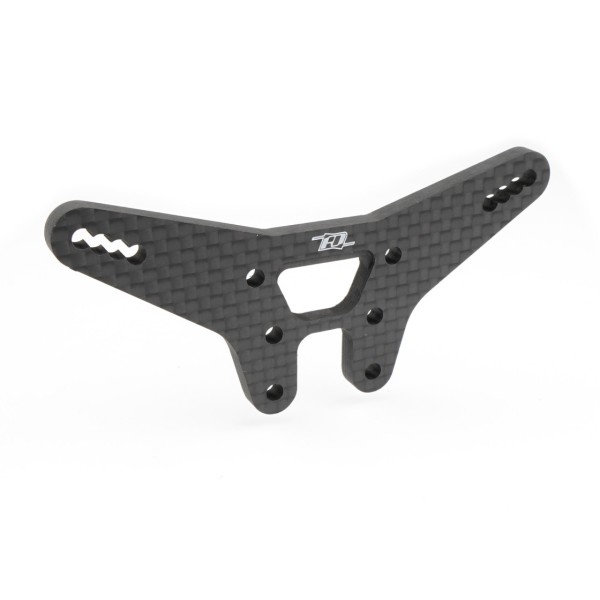 Revolution Design 0704 - Asso B7 - LCG Rear Shock Tower - Carbon Fiber - High-Grip Tracks