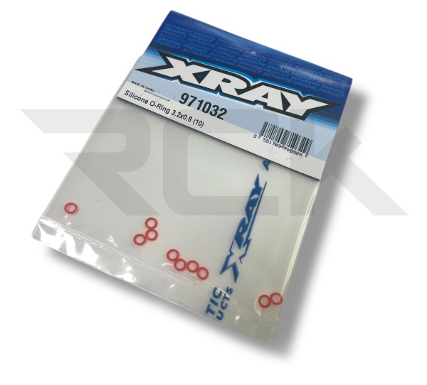 XRAY 971032 - Silikon O-Ring - 3.2x0.8mm (10 Stück)