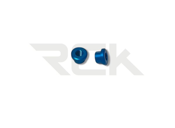 Tamiya 9803478 - TRF 421 - Alu Muttern für Riemenspanner - BLAU (2 Stück)