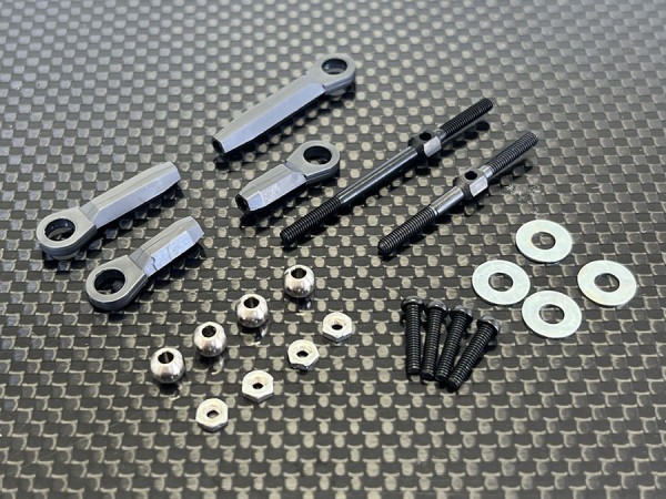 Kawada FOC07 - Steering Linkage Set - for Tamiya Group C Chassis