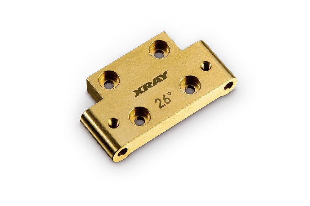 XRAY 322312 - XB2 Brass Front Lower Arm Mount