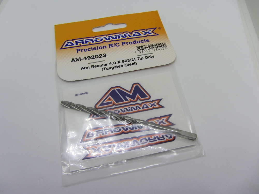 Arrowmax 492023 - Tip Arm Reamer 4.0x90mm (Tip only) - Tungsten / Wolfram Steel