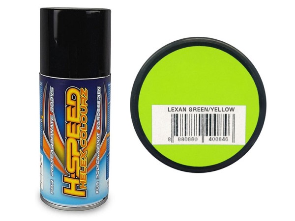 H-Speed HSPS021 - Polycarbonat Spray Grün-Gelb 150ml