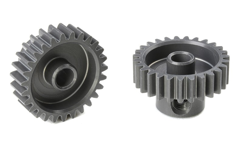 Corally 70427 - Pinion Gear Alu 7075 anodised hard - 48 DP - 27 Teeth (1 piece)