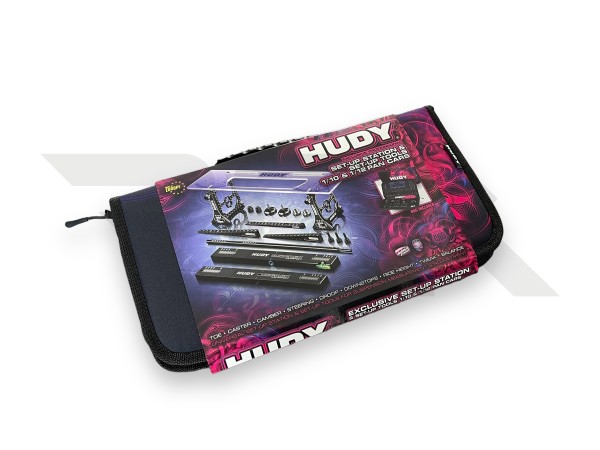 HUDY 109451 - Exclusive Alu Setup System 1:12 / 1:10 Pan Car - Komplettset mit Tasche - V 2024