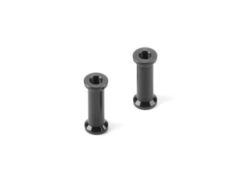 XRAY 373078 - X12 2025 - Alu Pfosten für Strebe - 15.5mm - Schwarz (2 Stück)