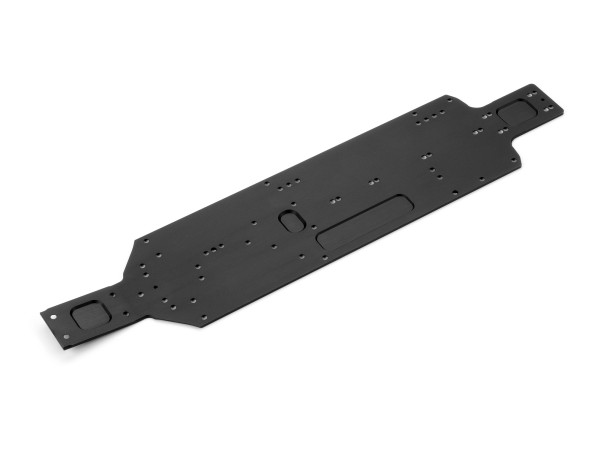 XRAY 361115 - XB4 2025 - Alu Chassis 2mm - für Low Profile Rammer - 7075 T6