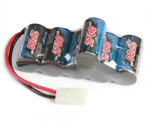 Carson 608097 - 7.2V NiMH Battery - 2700mAh - for Tamiya Sand Scorcher and Buggy Champ