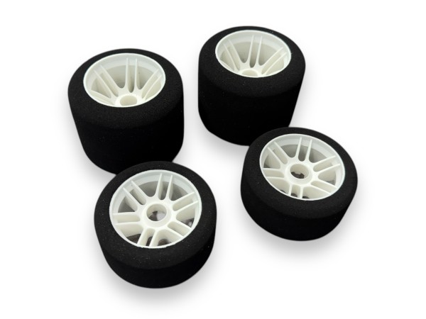 GP Speed Tires - 1/8 Onroad Foam Tires - Front + Rear - 38+34 Shore (2+2 pcs)