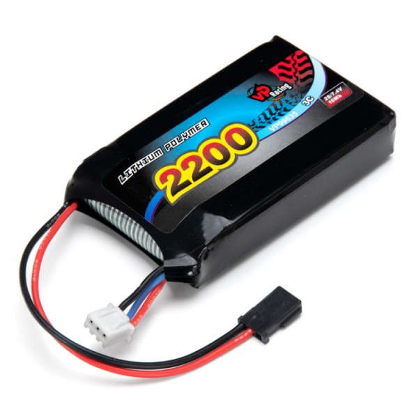 VP Racing 99635 - Transmitter LiPo Battery for Futaba T4PM / T4PV / T4PX / T7PX / T10PX- 7.4V - 2200mAh