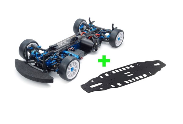 Tamiya - TRF 421 - 1:10 4WD Touning Car Kit + Alu Lower Deck (42384 + 42390)