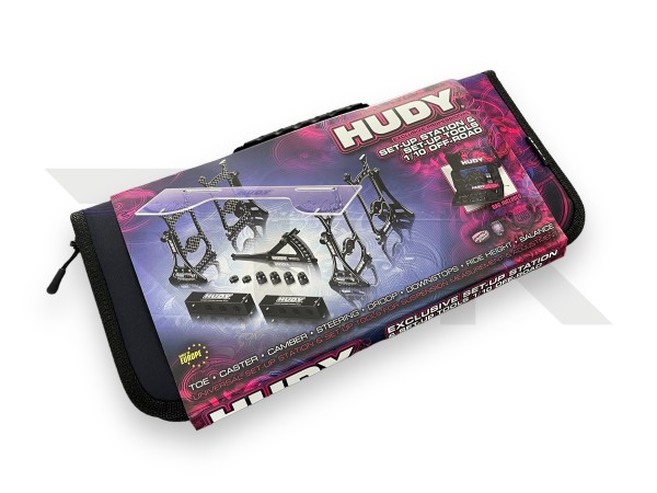 HUDY 108951 - Exclusive Alu Setup System 1:10 Offroad - Komplettset mit Tasche - Version 2024