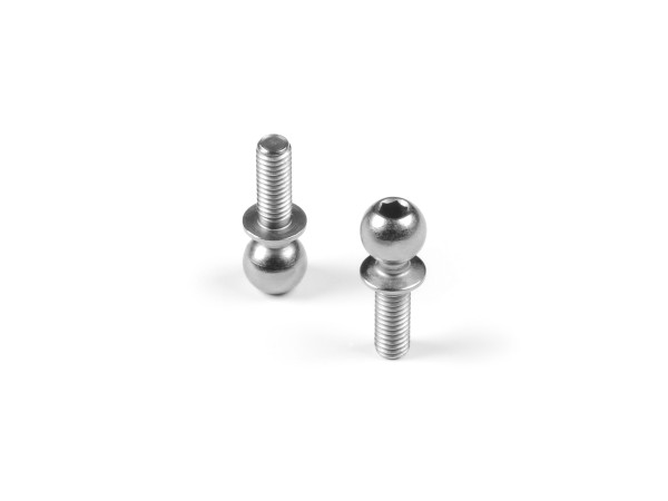 XRAY 362658 - XT4 2024 - Kugelkopf - Stahl - 5.4mm - 8mm Gewinde - Nickel beschichtet (2 Stück)