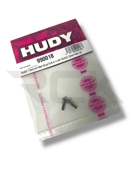 HUDY 990018 - Titan Kugelköpfe - 5.4mm - M3x8mm (2 Stück)