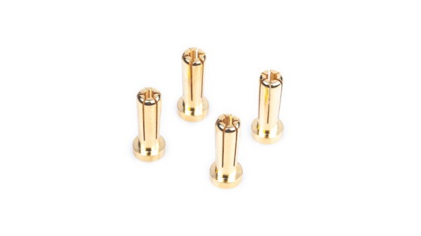 LRP 499306 - 5mm Goldstecker Works Team Steckverbinder - 18mm lang (4 Stück)