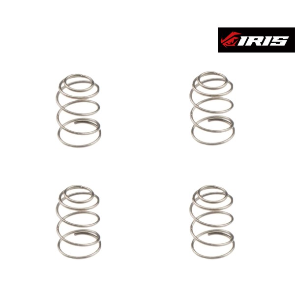 Iris 75021 - Iris ONE - Springs - 5mm - Silver - Soft - for Internal Shock Spring and Piston Set (4 pcs)