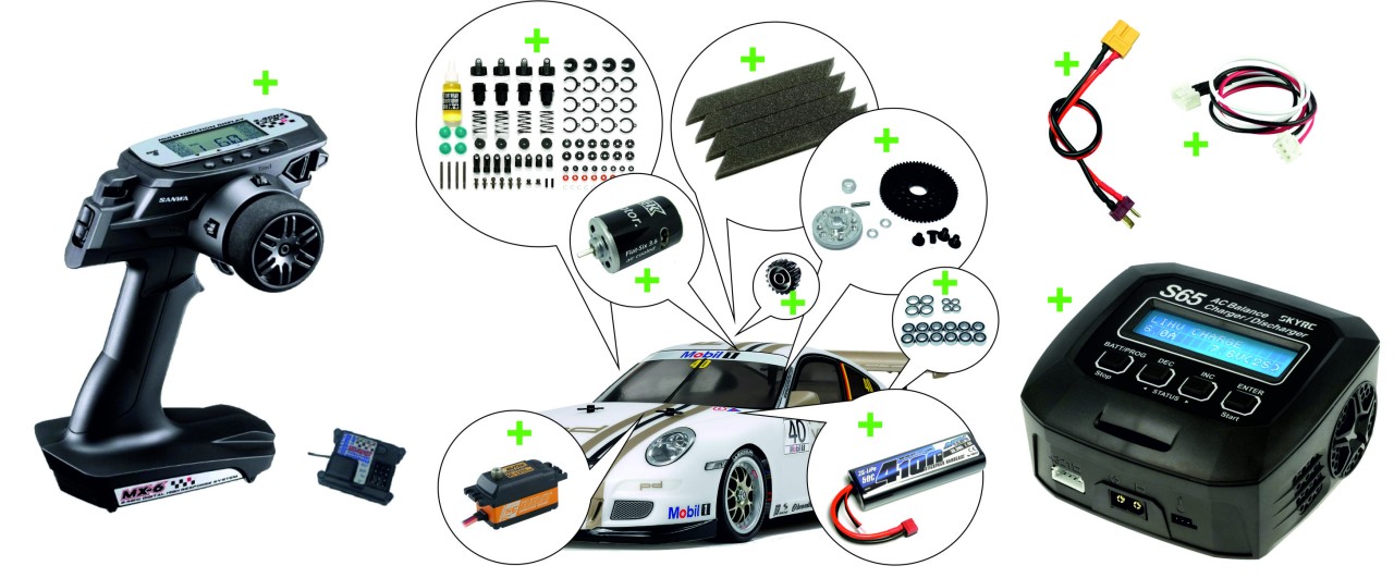 ARCHIV: RCK-KleinSerie SPEZIAL: Tamiya - Porsche 911 GT3 Cup - 997 - TT-01E + Tuning (Basis 47429) -