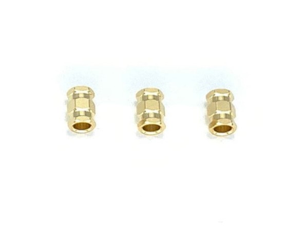 Square SGC-105F - Gold Connector 3.5mm - hexagonal shape (outside) (3 pcs)