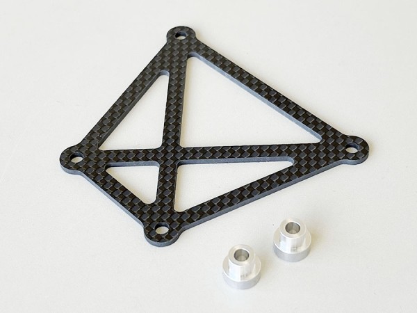 Kawada FOC15 - Tuning Carbon Oberdeck - Vorderachse - für Tamiya Gruppe C Chassis