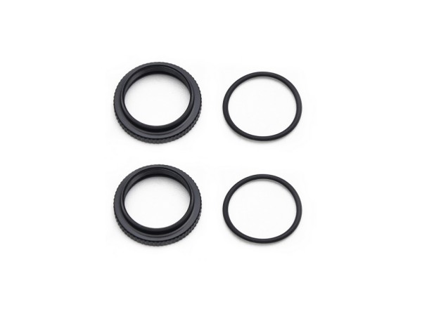 Serpent 402016 - X20 2023 - Shock Adjusting Nut Alu + O-Ring (2 pcs)