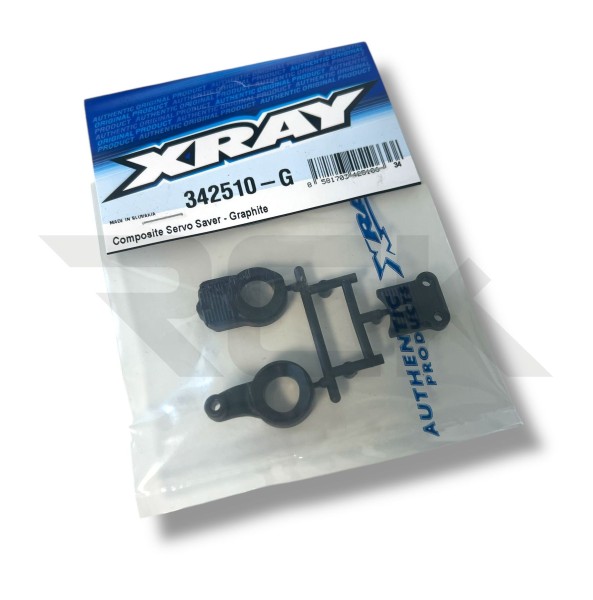 XRAY 342510-G - RX8 2024 - Servo Saver Kunststoffteile - Graphit