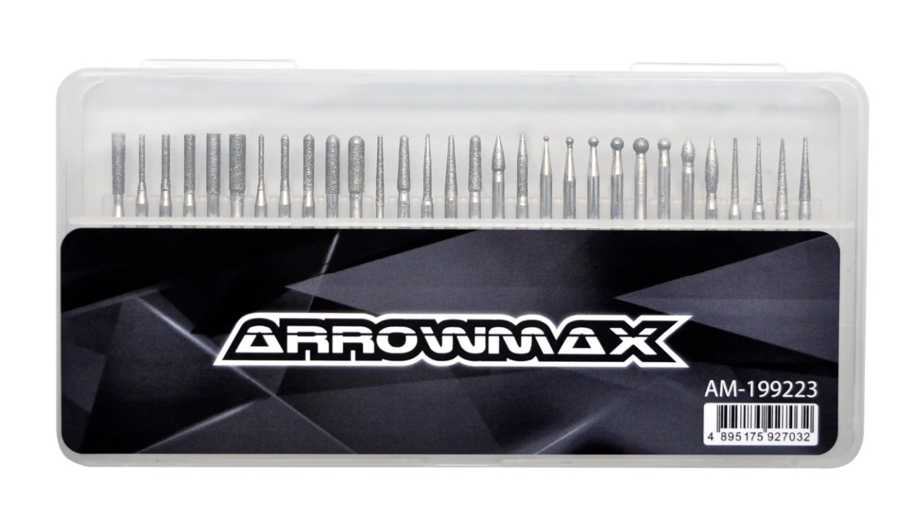 ARCHIV: Arrowmax 199223 - SGS PRO / MINI - Gravier Werkzeug Bits (30 Stück)