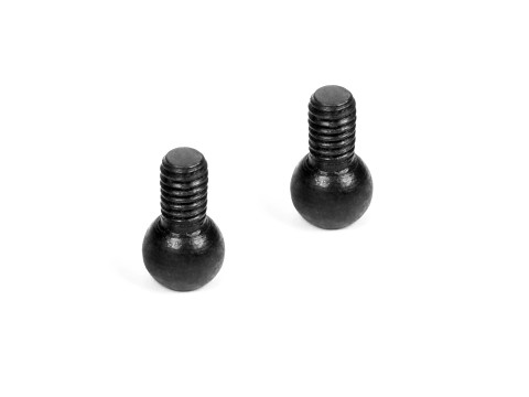 XRAY 302432 - X4 - Steel Ball End 4.9mm with 4mm Thread (2 pcs)