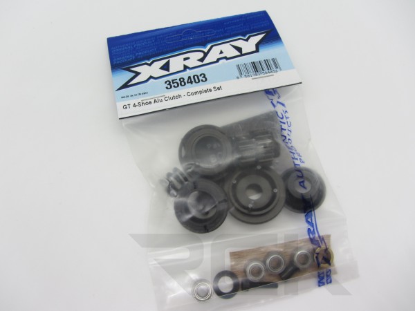 XRAY 358403 - GTX8 2023 - 4-shoe Alu Clutch - Complete Set