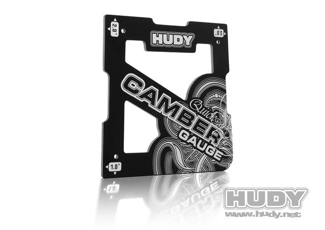 HUD 107751 - Quick Camber Gauge for 1/8 Off-Road 1°, 2°, 3°