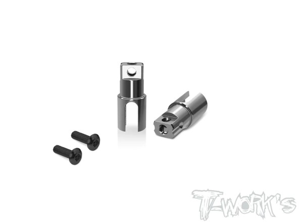 T-Work's TP-179-X4-23 - Titanium Diff Joints for XRAY X4 2023 (2 pcs)