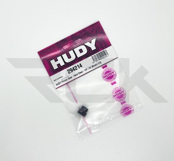 HUDY 294214 - Pinion Gear - Hard Steel - 14T / 32dp (Modul 0.8)